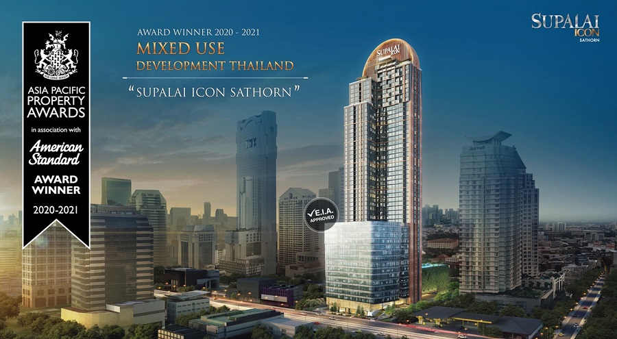 ศุภาลัย ไอคอน สาทร คว้ารางวัล Asia Pacific Property Awards 2020-202 - Copy