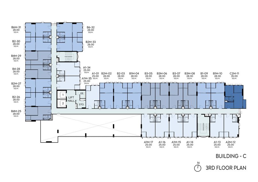 P_Plan Building C_3rd FL_1_900