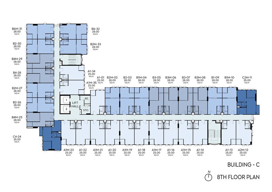 P_Plan Building C_8th FL_1_900