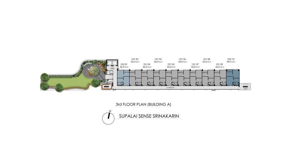 P_3rd Floor Plan (Building A)_900